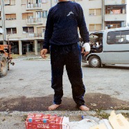 Street vendor in Kosovo