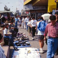 Street vendors in S. America