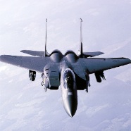 USAF F15E inflight