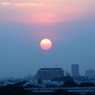 Sunset over Bangkok