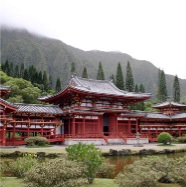 Japanese shrine in Oahu, Hawaii