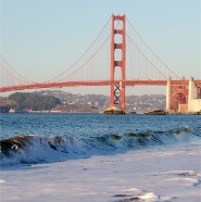 Golden Gate bridge in San Francisco