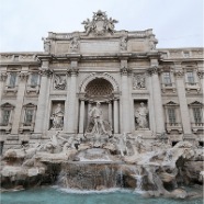 Trevi Fountain in Rome, Italy