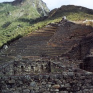 Andenes in Macchy Picchu, Peru